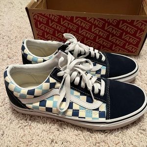 Vans Old Skool Blue Checkered